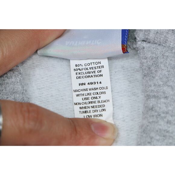 Champion Sacred Heart University Hoodie Gray Small Embroidered Logo Sweatshirt - Picture 4 of 10